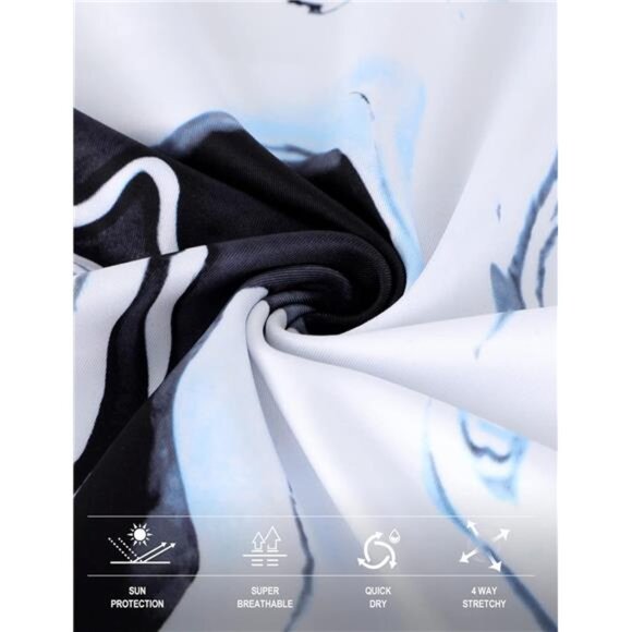 Womens Golf Shirt UPF50+ Sun Protection Short Sleeve 1/4 Zip Up Polo Workout Top - Picture 4 of 7